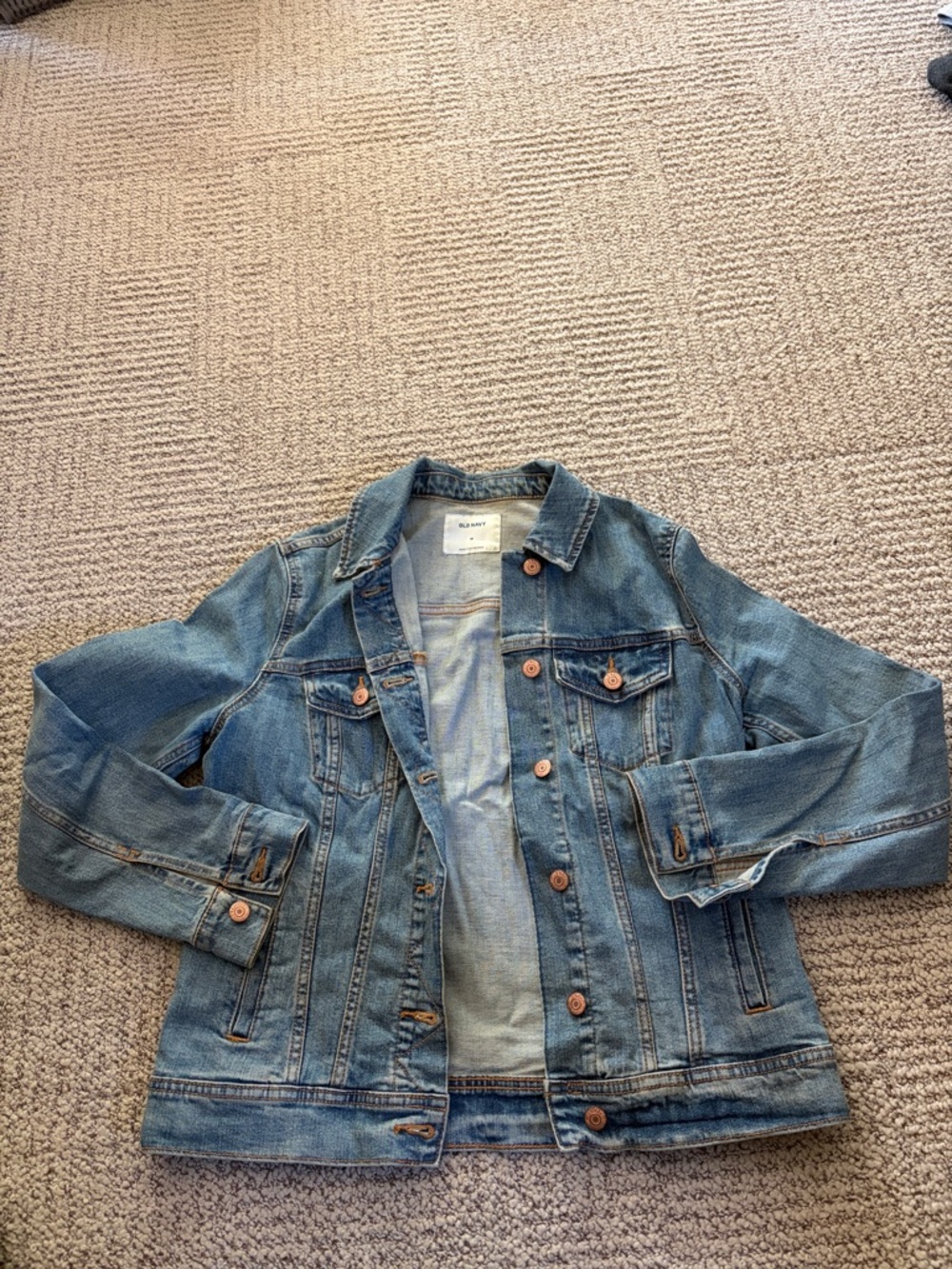 Old Navy Light Blue Denim Jean Jacket for Women